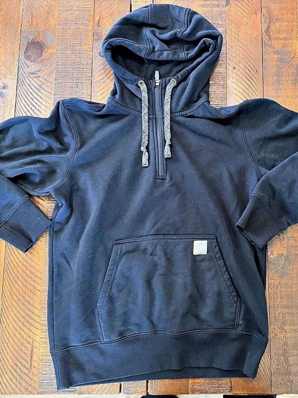Ariat Women's 1/2 Zip Hoodie Black Small